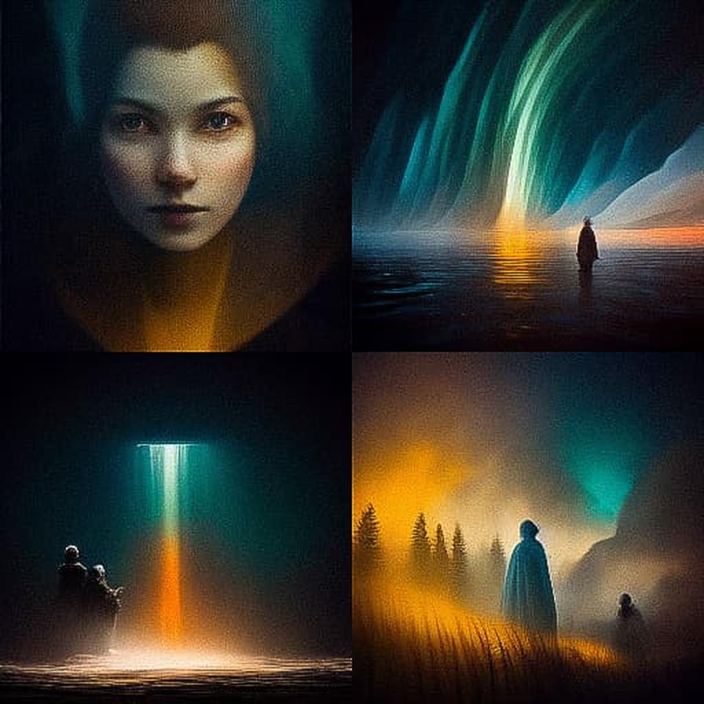 Paul Zizka style, Midjourney V3, render 1 of 4