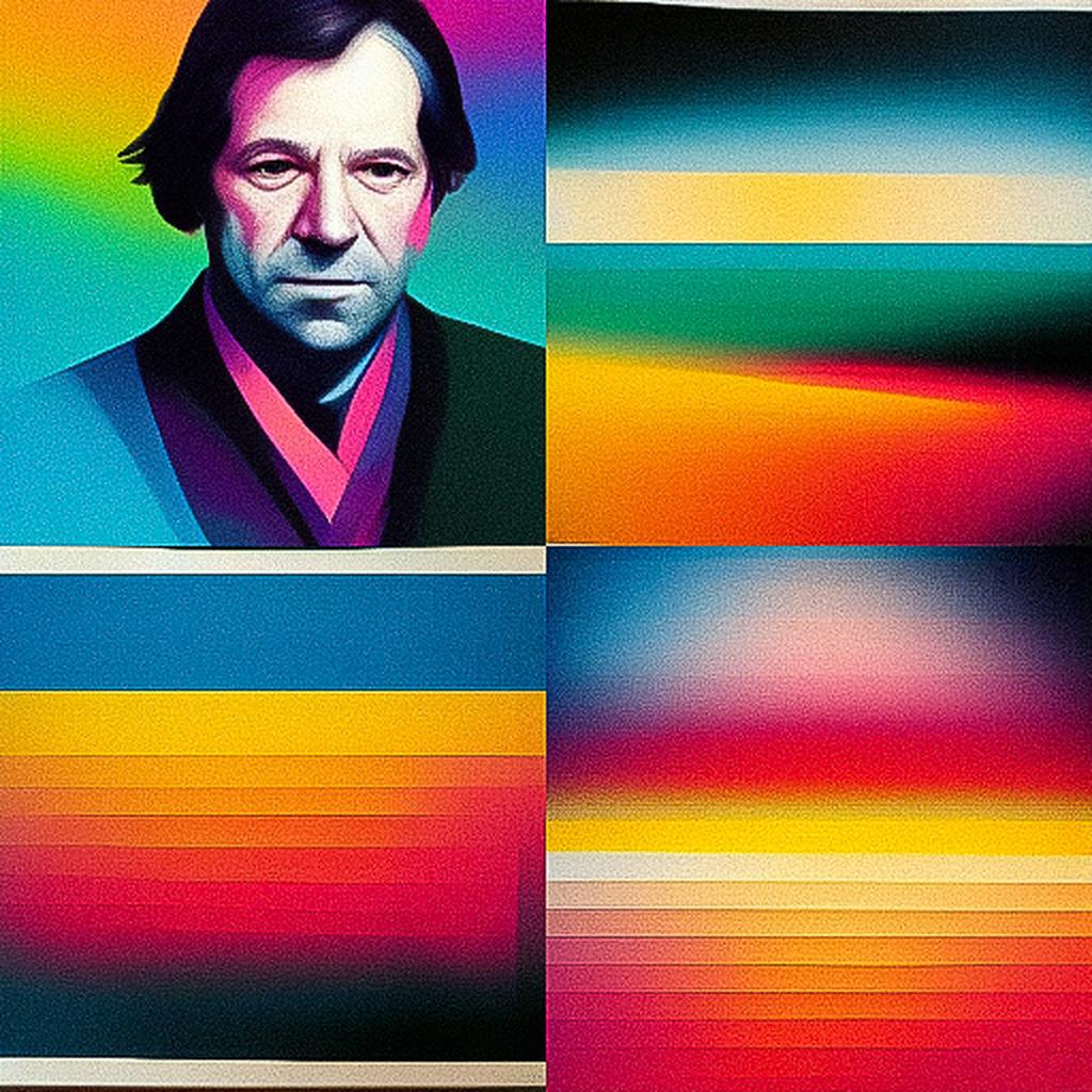 Peter Saville style, Midjourney V3, render 1 of 4