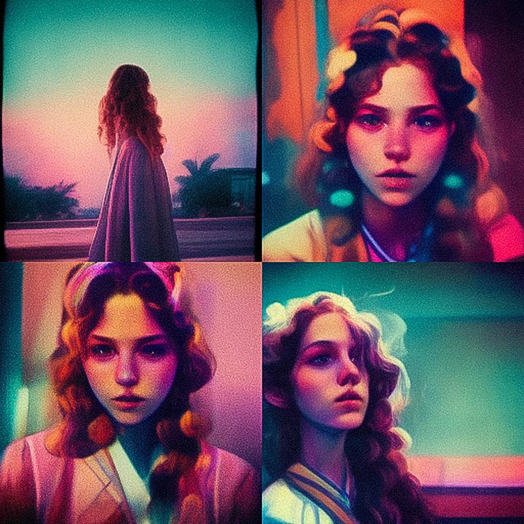 Petra Collins style, Midjourney V3, render 1 of 4