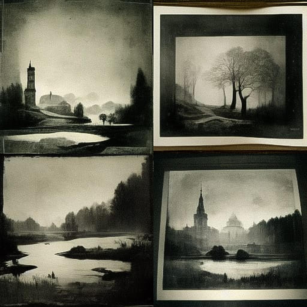 Photogravure style, Midjourney V3, render 1 of 4