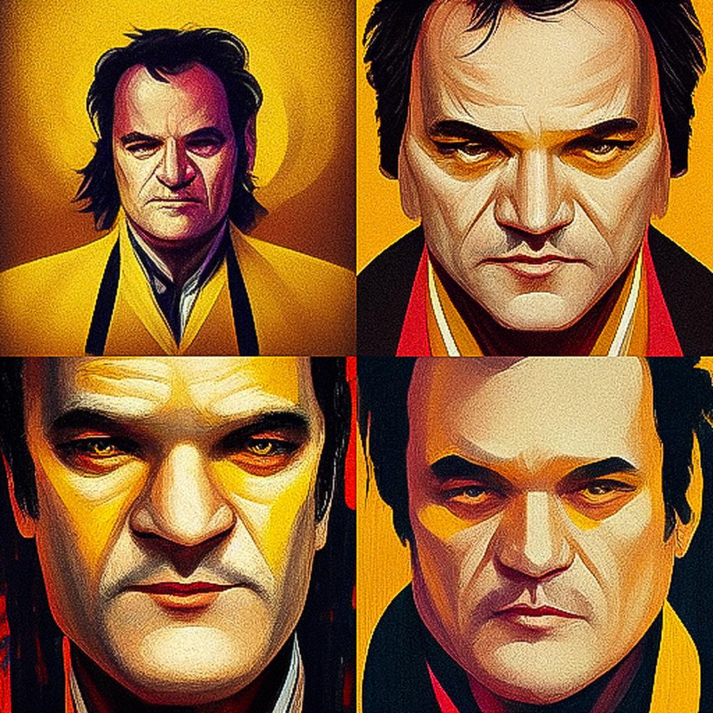 Quentin Tarantino style, Midjourney V3, render 1 of 4