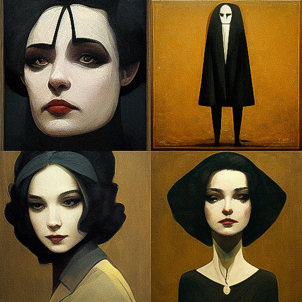Ray Donley style, Midjourney V3, render 1 of 4