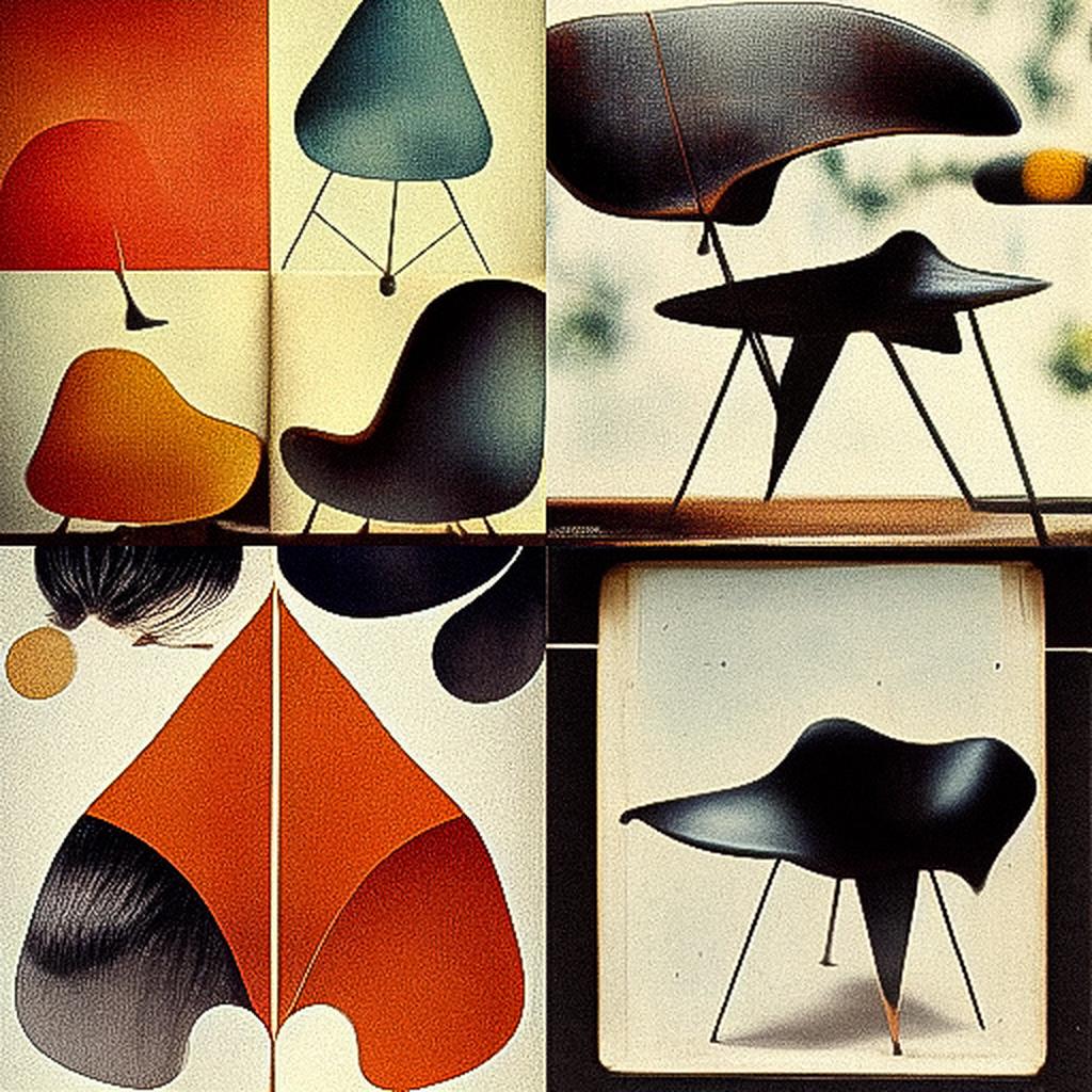 Ray Eames style, Midjourney V3, render 1 of 4