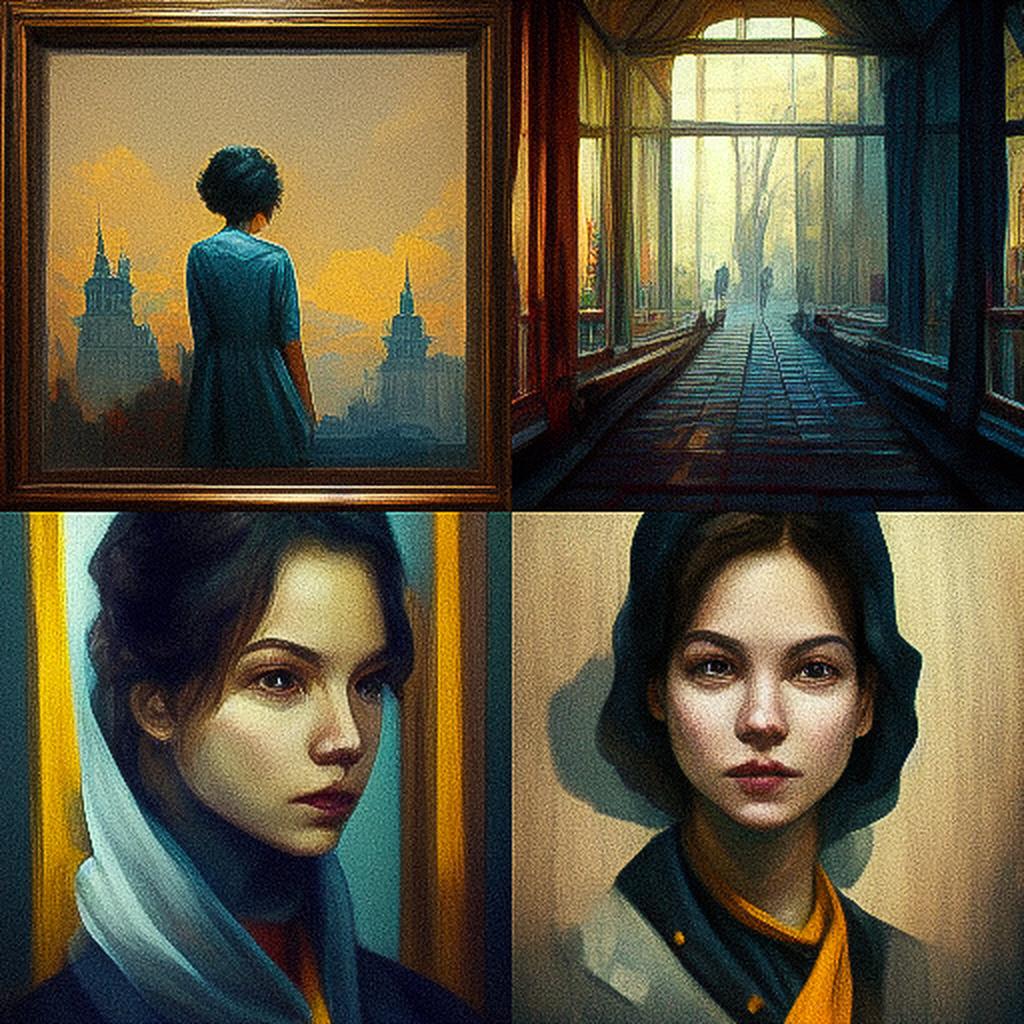 Realism style, Midjourney V3, render 1 of 4
