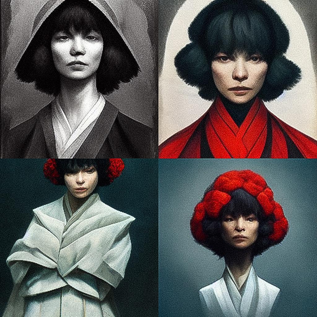 Rei Kawakubo style, Midjourney V3, render 1 of 4