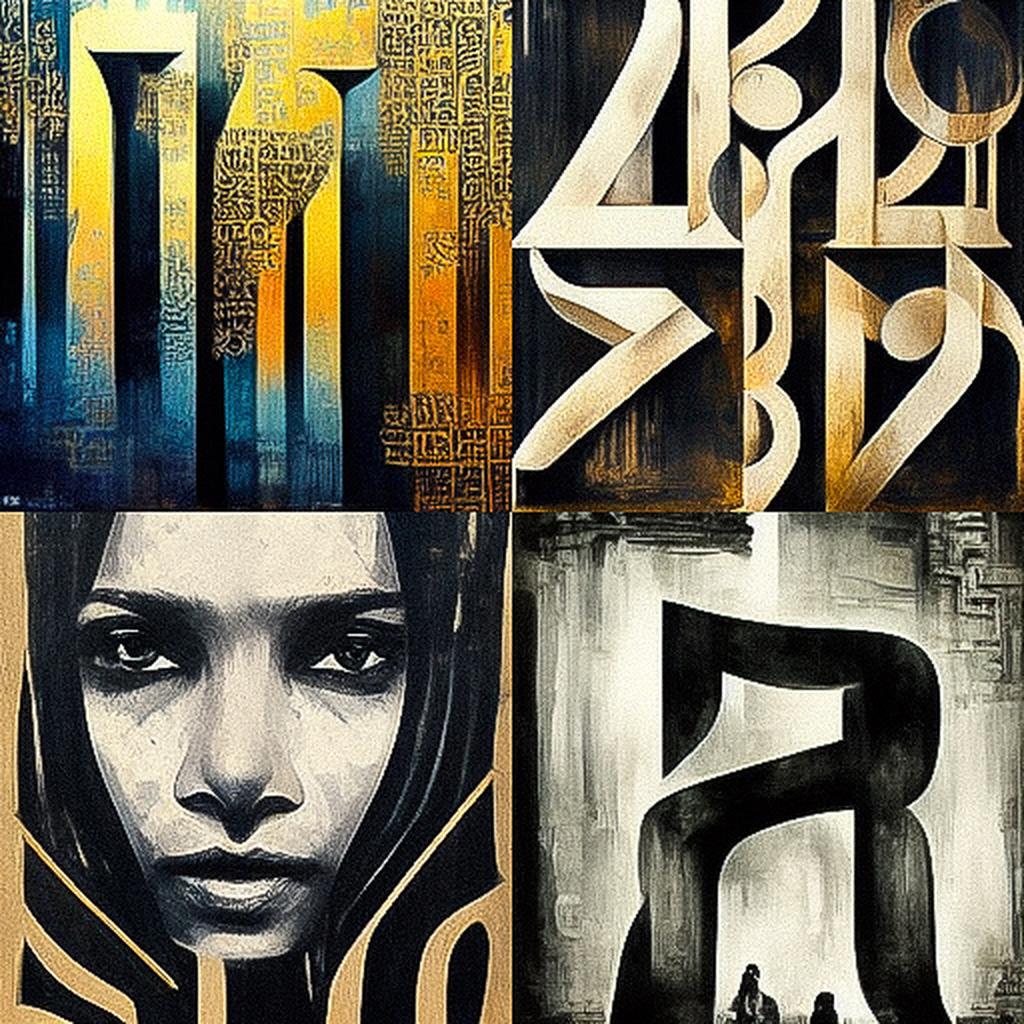 Retna style, Midjourney V3, render 1 of 4