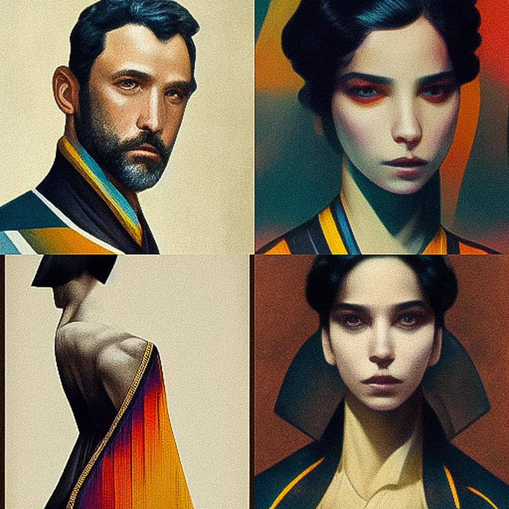 Riccardo Tisci style, Midjourney V3, render 1 of 4