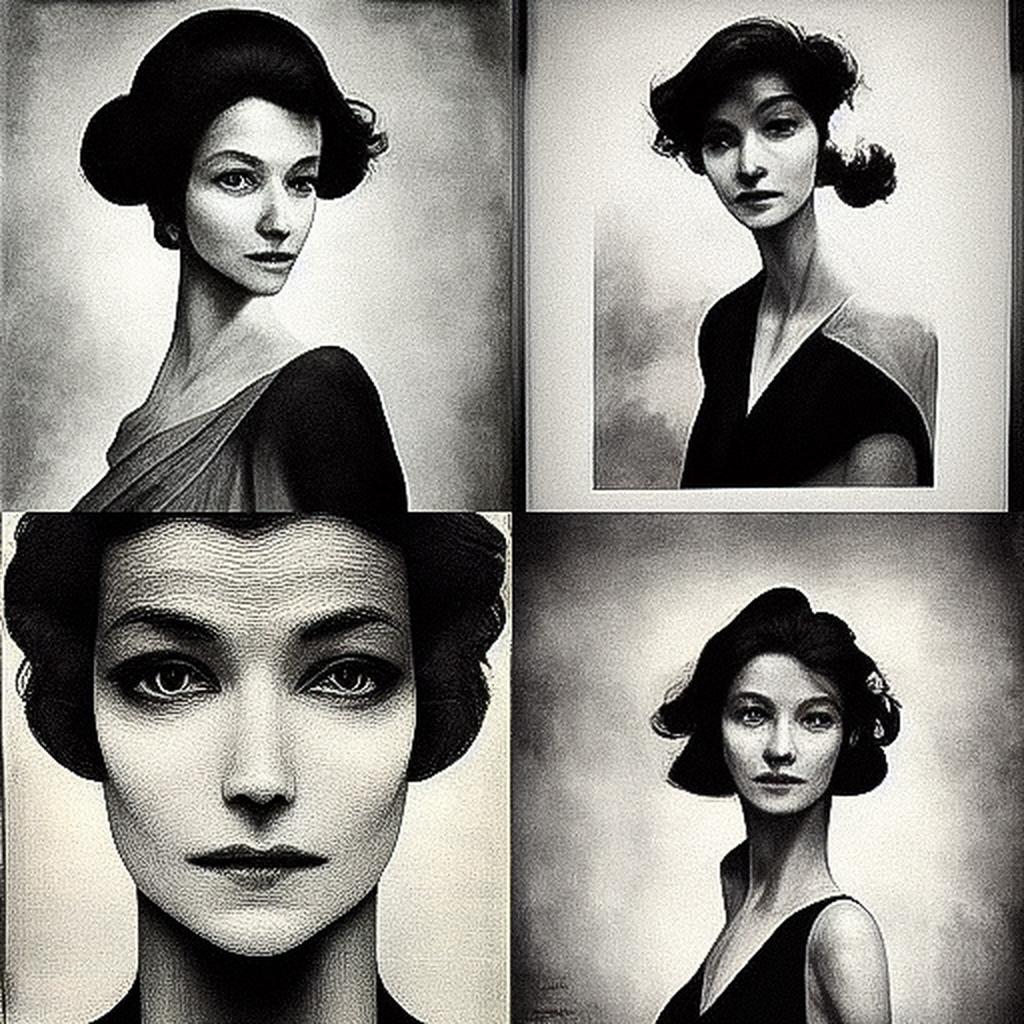 Richard Avedon style, Midjourney V3, render 1 of 4