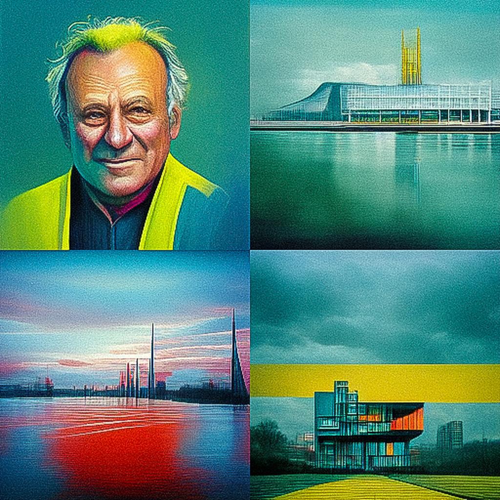 Richard Rogers style, Midjourney V3, render 1 of 4