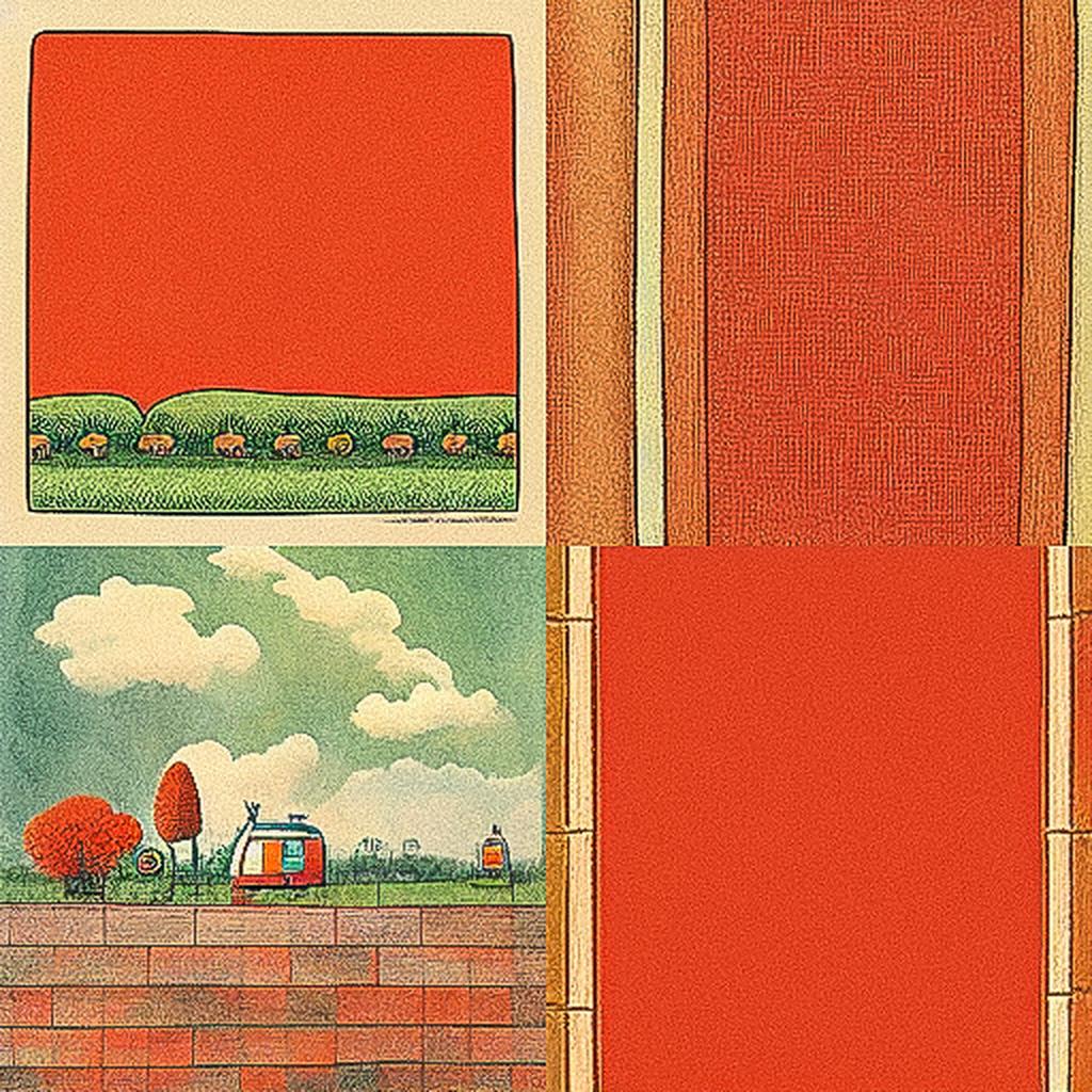 Richard Scarry style, Midjourney V3, render 1 of 4