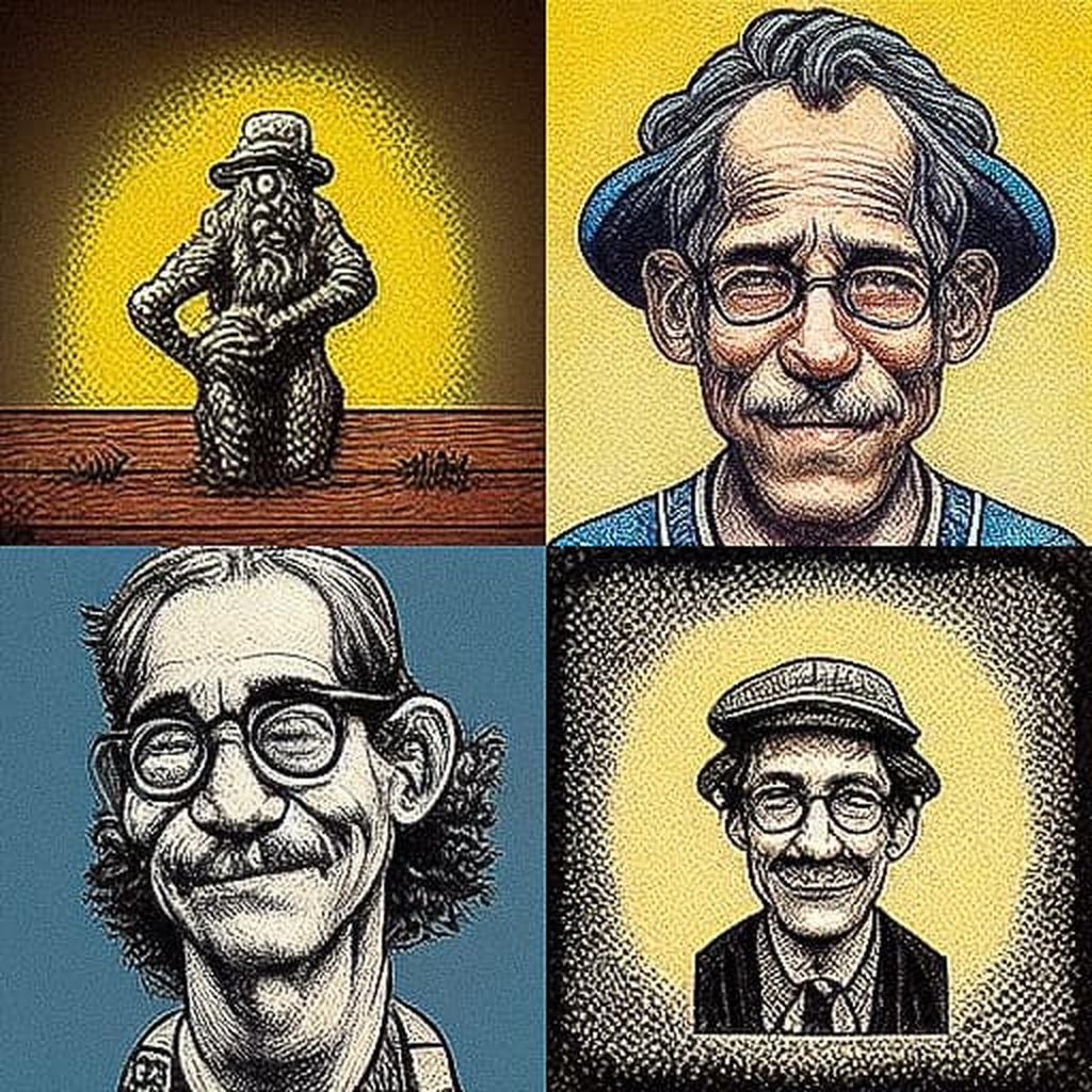 Robert Crumb style, Midjourney V3, render 1 of 4