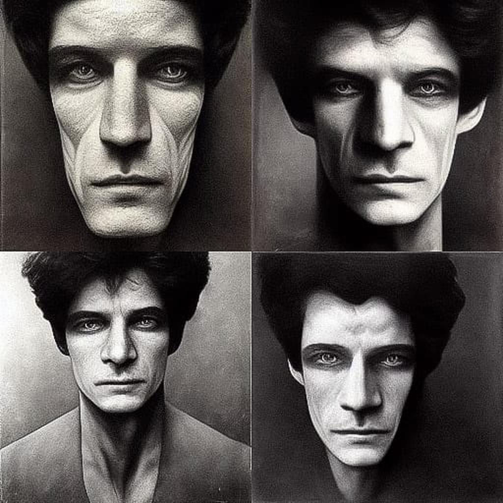 Robert Mapplethorpe style, Midjourney V3, render 1 of 4
