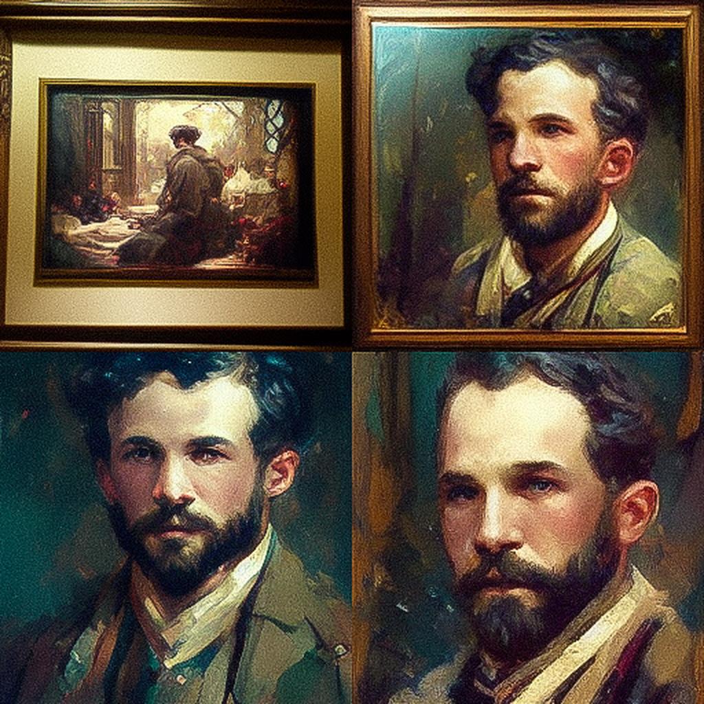 Samuel Melton Fisher style, Midjourney V3, render 1 of 4