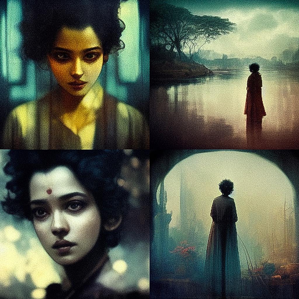 Santosh Sivan style, Midjourney V3, render 1 of 4