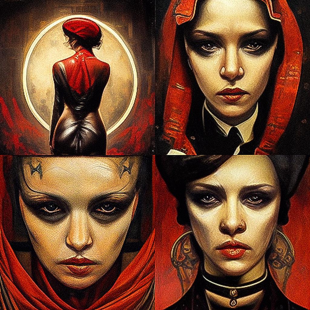 Saturno Butto style, Midjourney V3, render 1 of 4