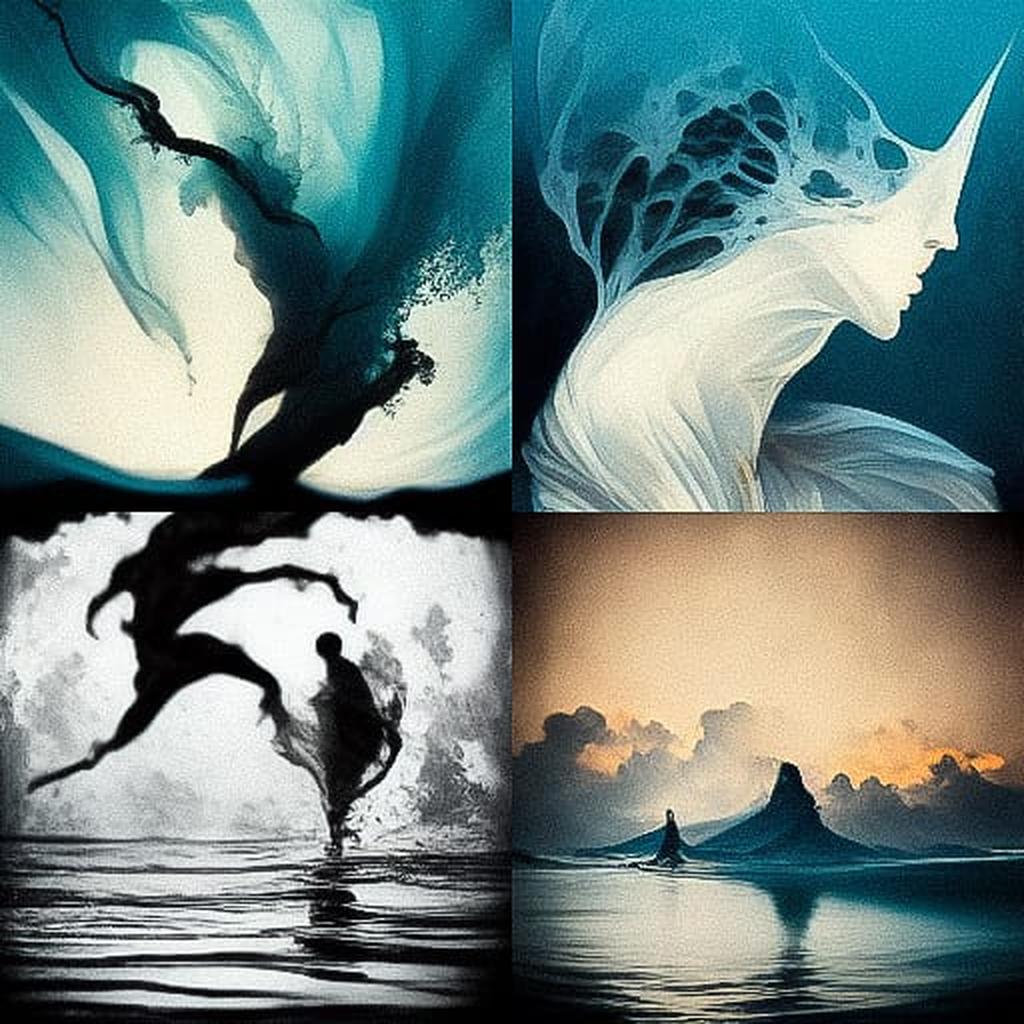 Shawn Heinrichs style, Midjourney V3, render 1 of 4