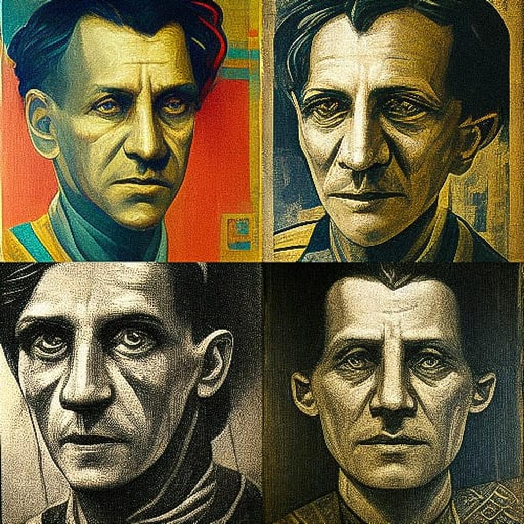 Stanislaw Szukalski style, Midjourney V3, render 1 of 4