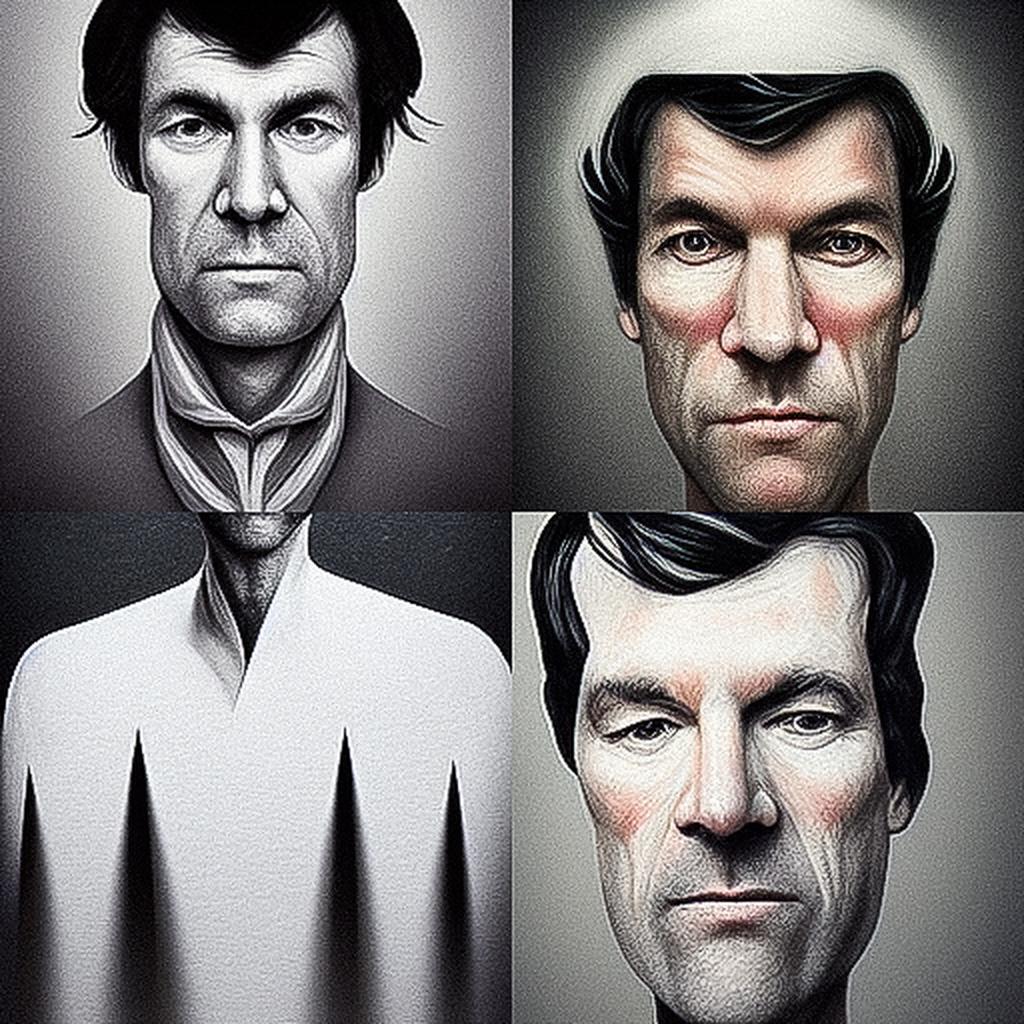 Stefan Sagmeister style, Midjourney V3, render 1 of 4