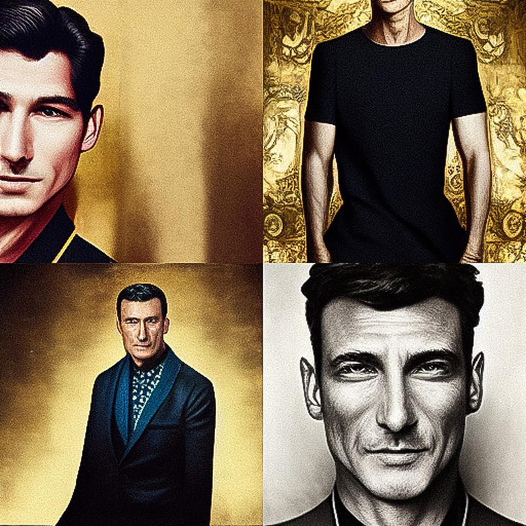 Stefano Gabbana style, Midjourney V3, render 1 of 4