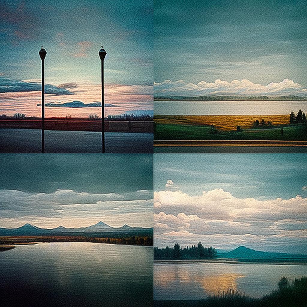 Stephen Shore style, Midjourney V3, render 1 of 4