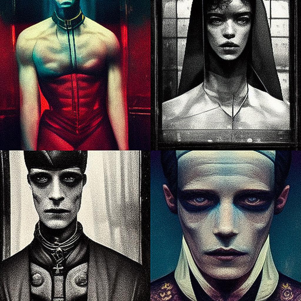 Steven Klein style, Midjourney V3, render 1 of 4