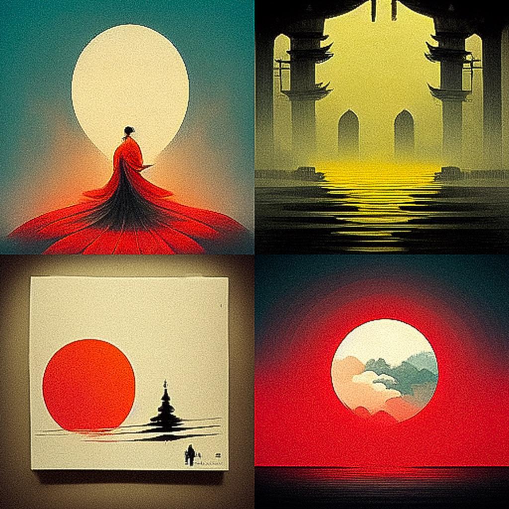 Tang Yau Hoong style, Midjourney V3, render 1 of 4