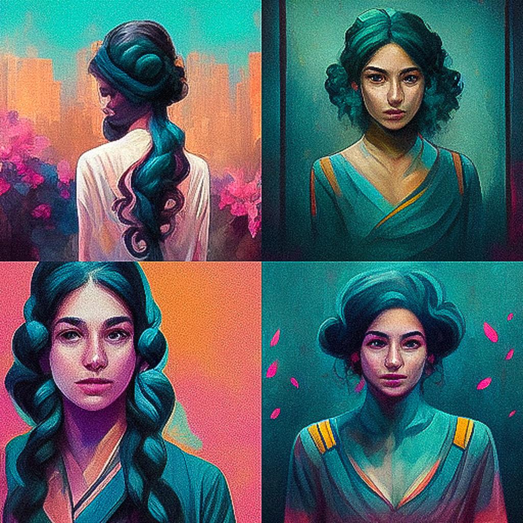 Tatiana Suarez style, Midjourney V3, render 1 of 4