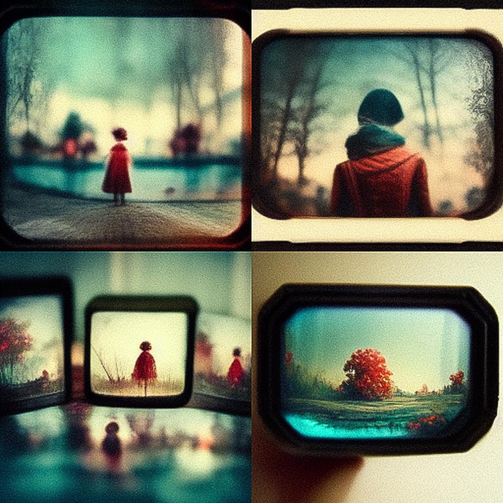Through-the-Viewfinder photography style, Midjourney V3, render 1 of 4