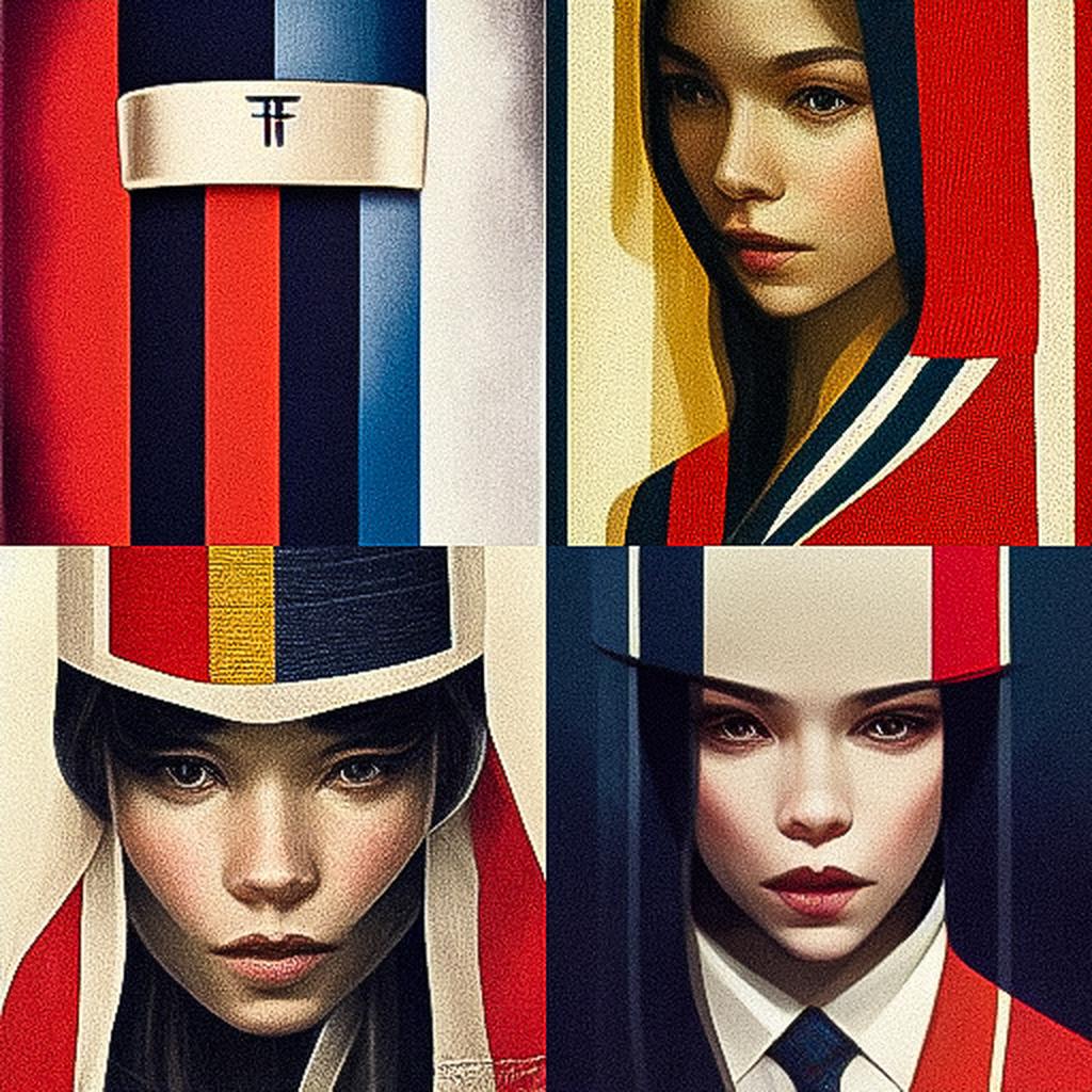 Tommy Hilfiger style, Midjourney V3, render 1 of 4
