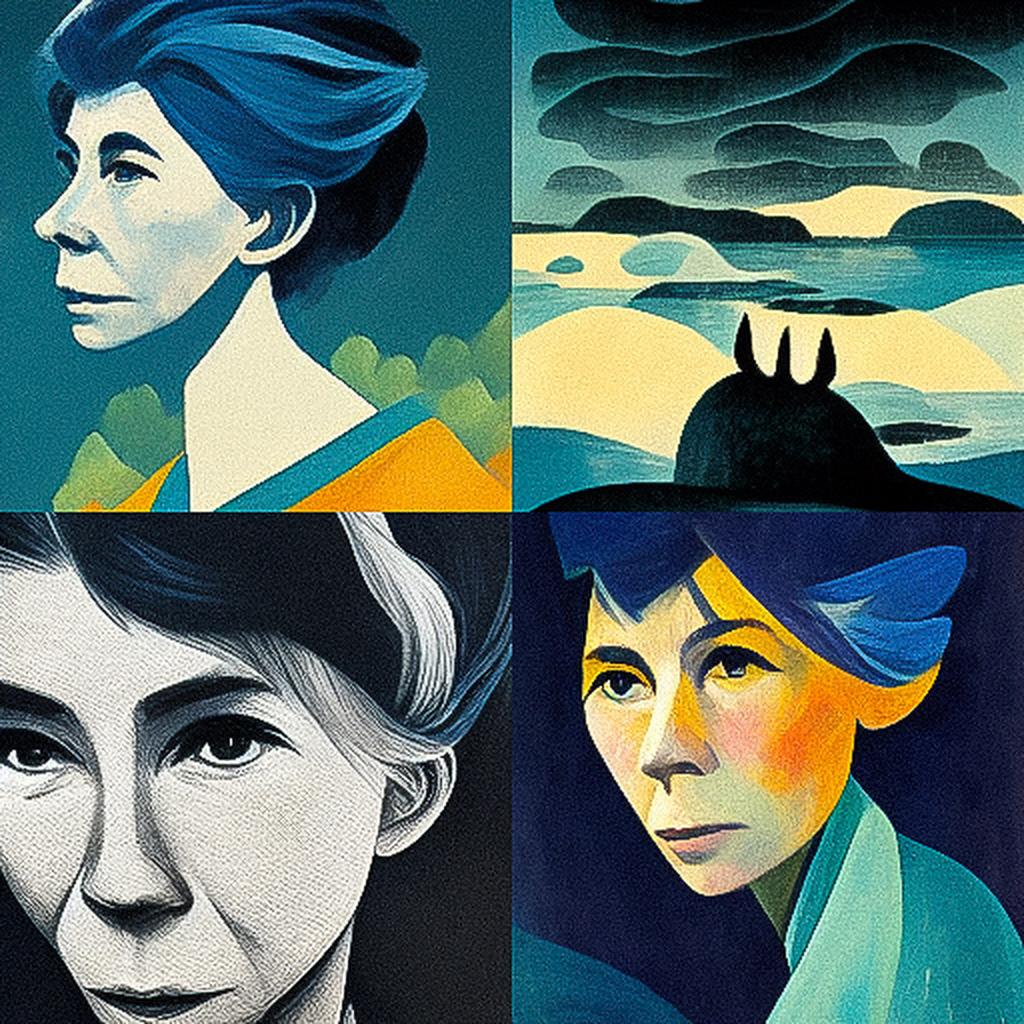 Tove Jansson style, Midjourney V3, render 1 of 4