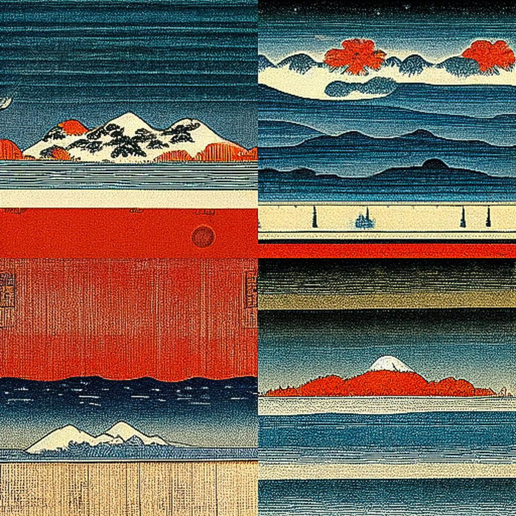 Utagawa Hiroshige style, Midjourney V3, render 1 of 4