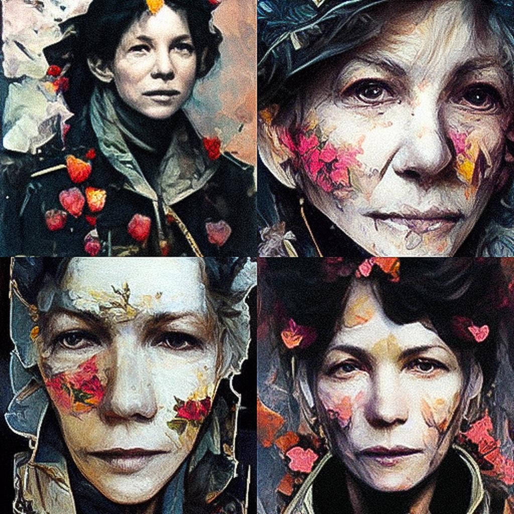 Valerie Hegarty style, Midjourney V3, render 1 of 4