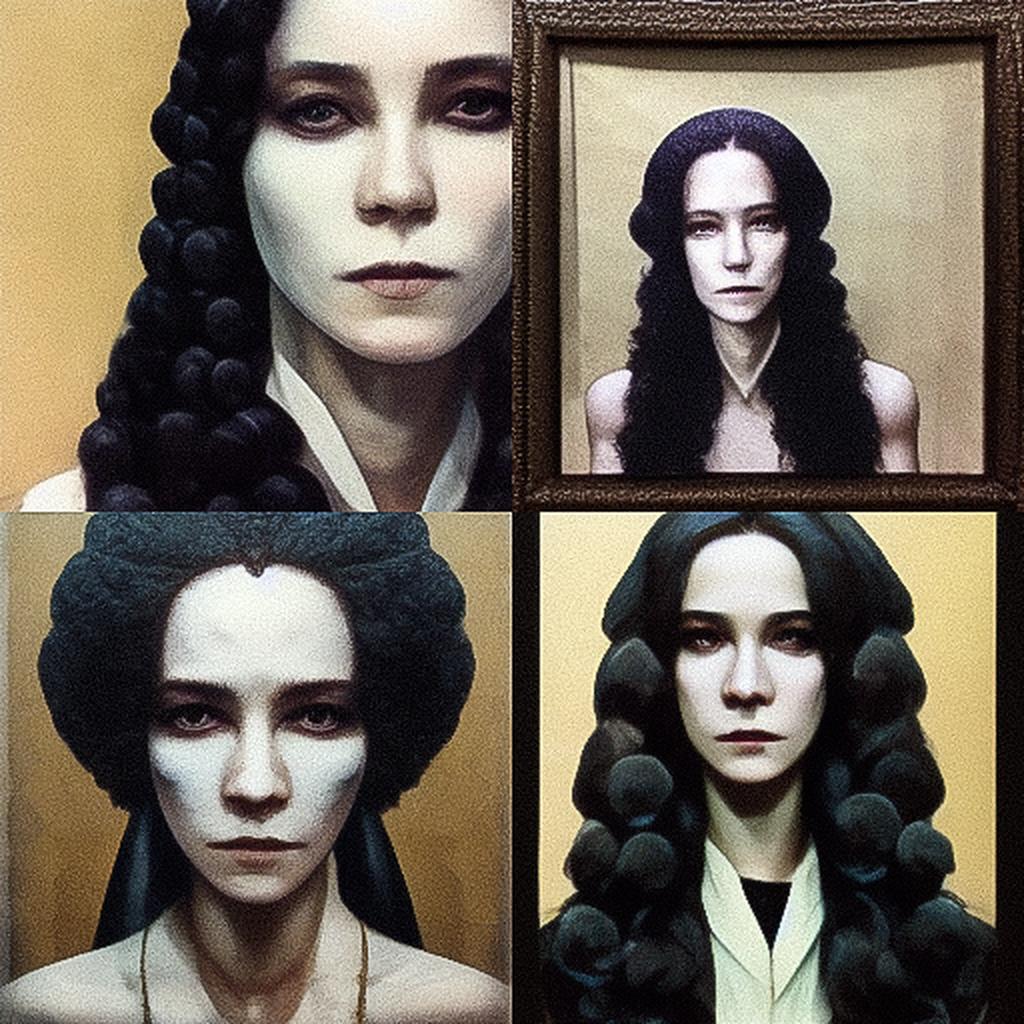 Vanessa Beecroft style, Midjourney V3, render 1 of 4