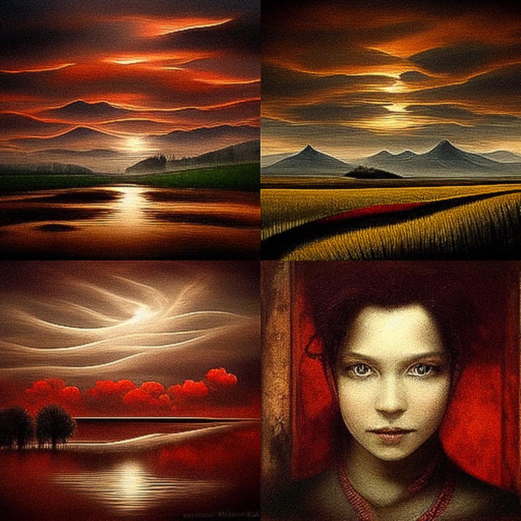 Veronika Pinke style, Midjourney V3, render 1 of 4
