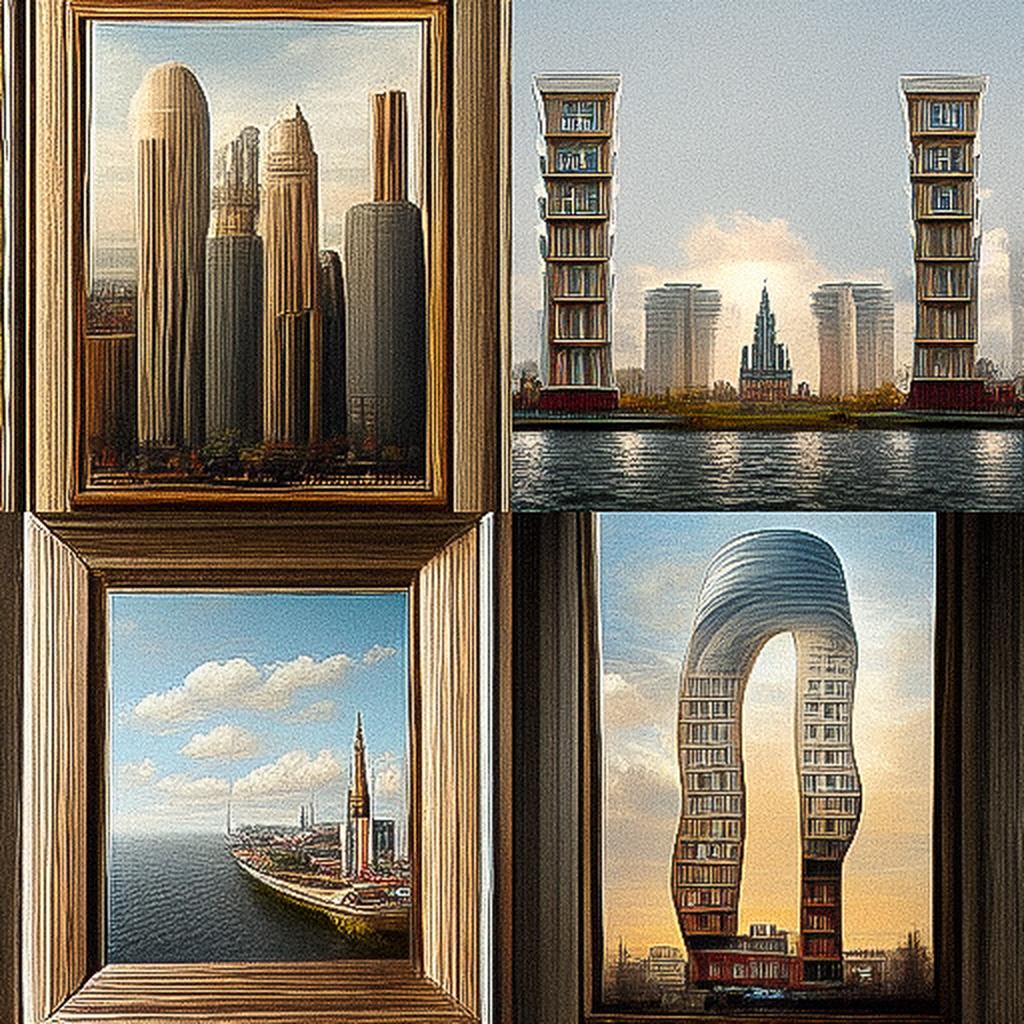 Victor Enrich style, Midjourney V3, render 1 of 4