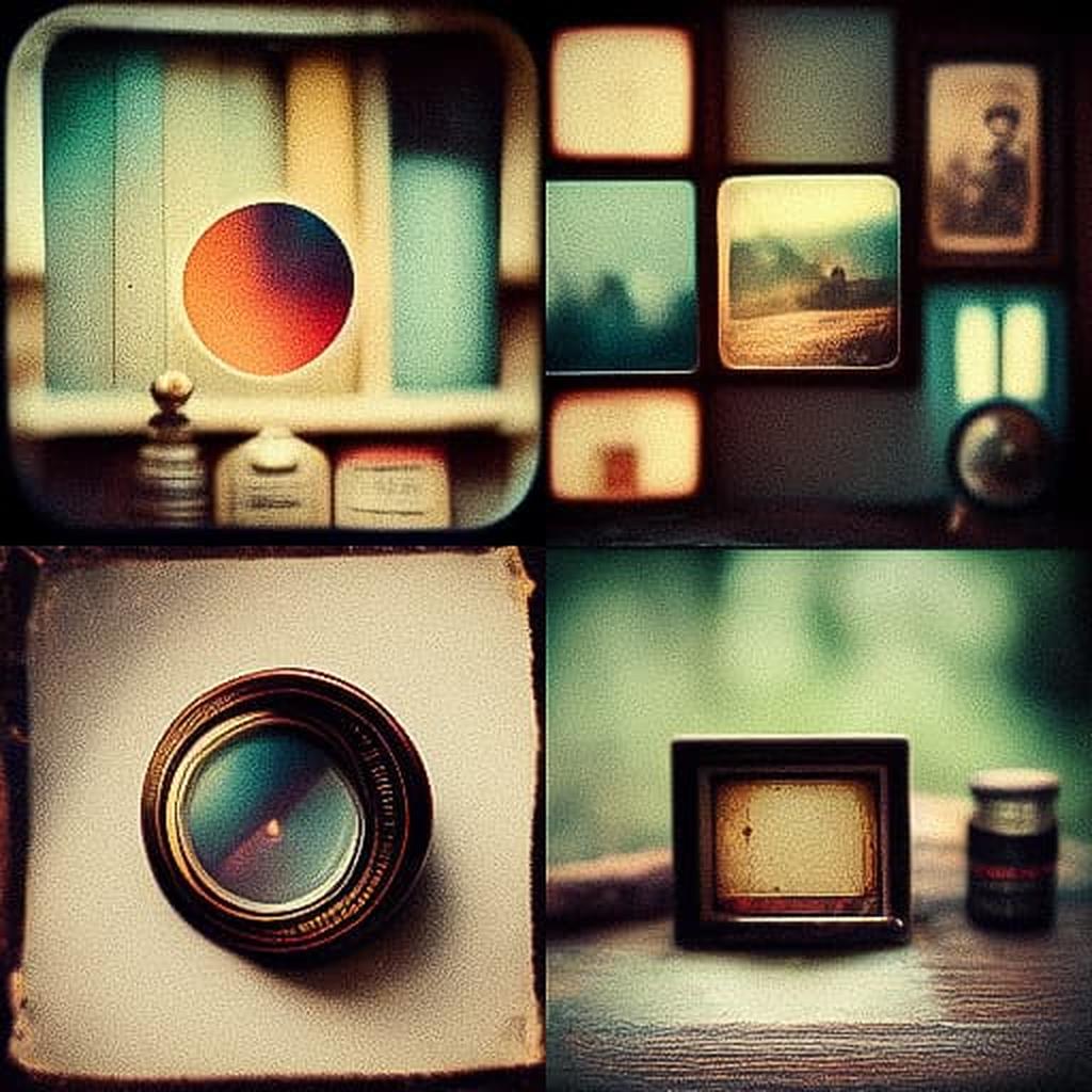 Vintage lens style, Midjourney V3, render 1 of 4