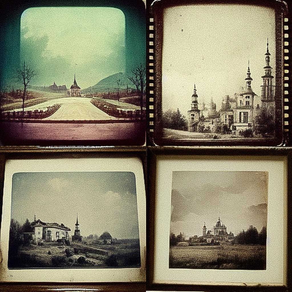 Vintage photograph style, Midjourney V3, render 1 of 4