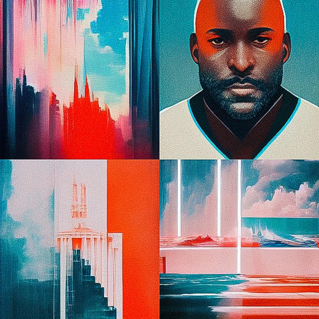 Virgil Abloh style, Midjourney V3, render 1 of 4