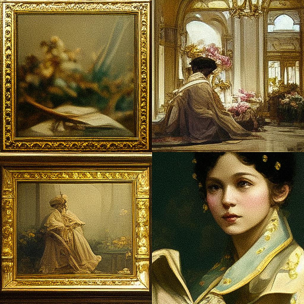 Vittorio Reggianini style, Midjourney V3, render 1 of 4
