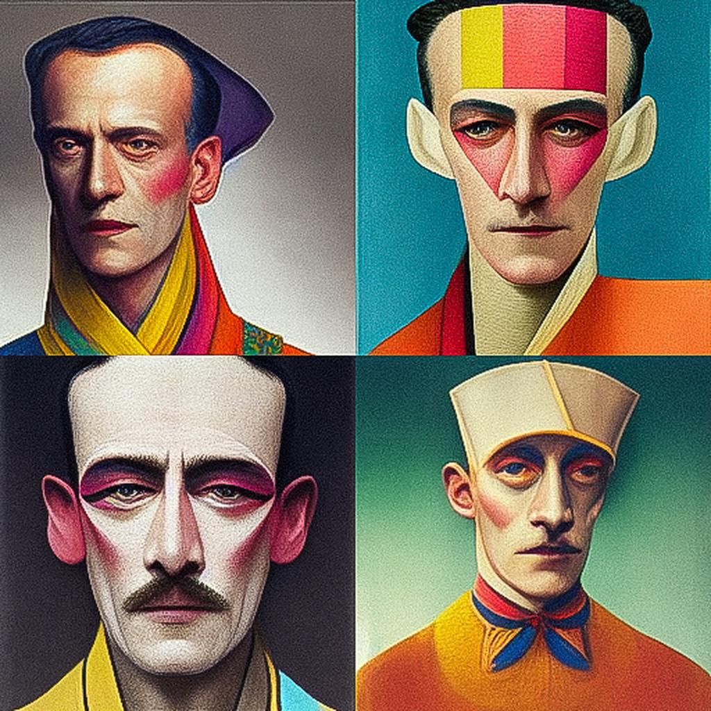 Walter Van Beirendonck style, Midjourney V3, render 1 of 4