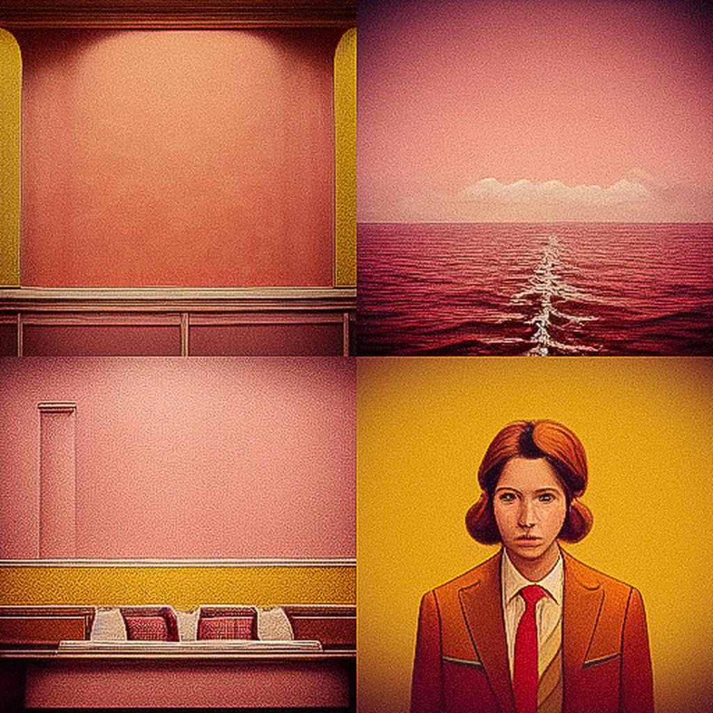 Wes Anderson style, Midjourney V3, render 1 of 4