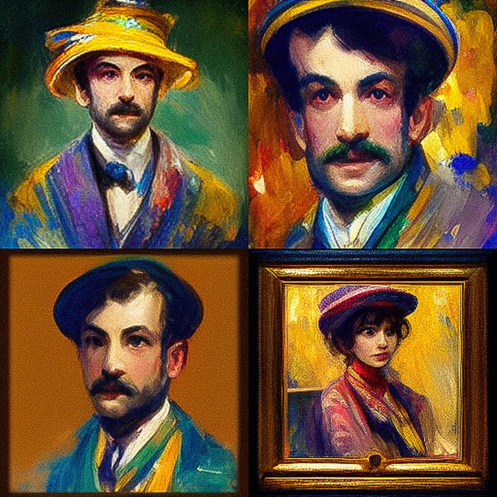 William James Glackens style, Midjourney V3, render 1 of 4