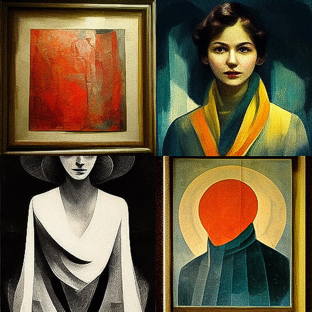 William Zorach style, Midjourney V3, render 1 of 4