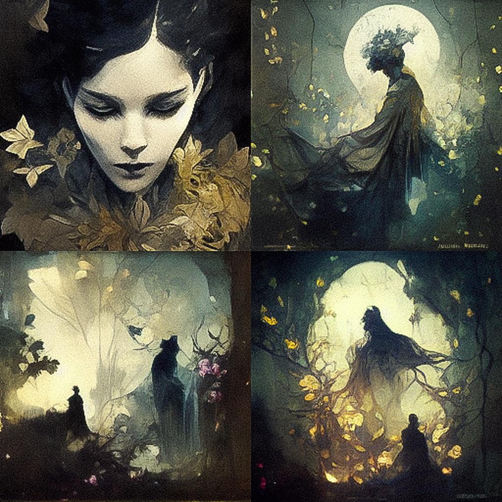Yoann Lossel style, Midjourney V3, render 1 of 4