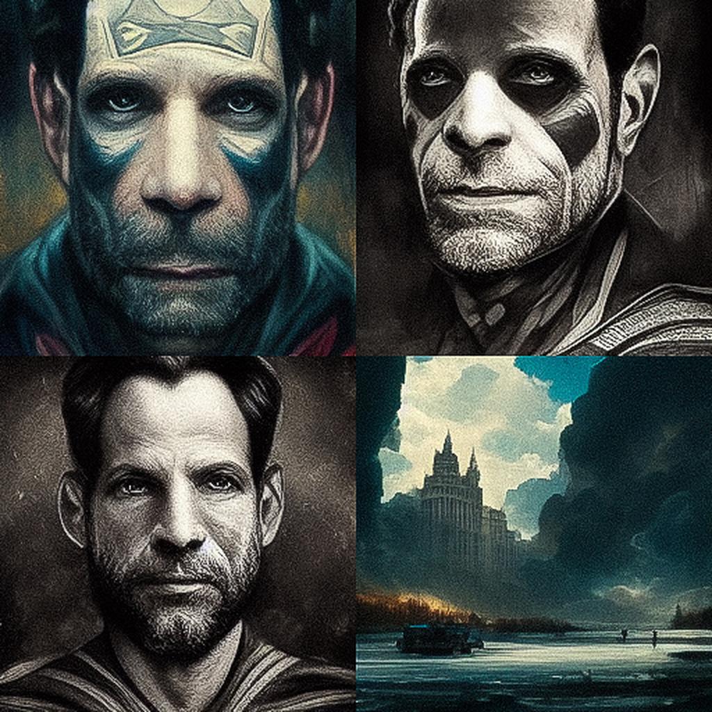 Zack Snyder style, Midjourney V3, render 1 of 4