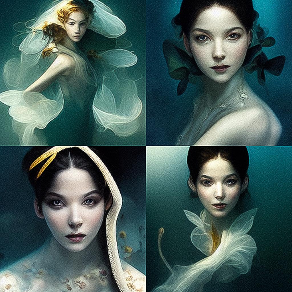 Zena Holloway style, Midjourney V3, render 1 of 4