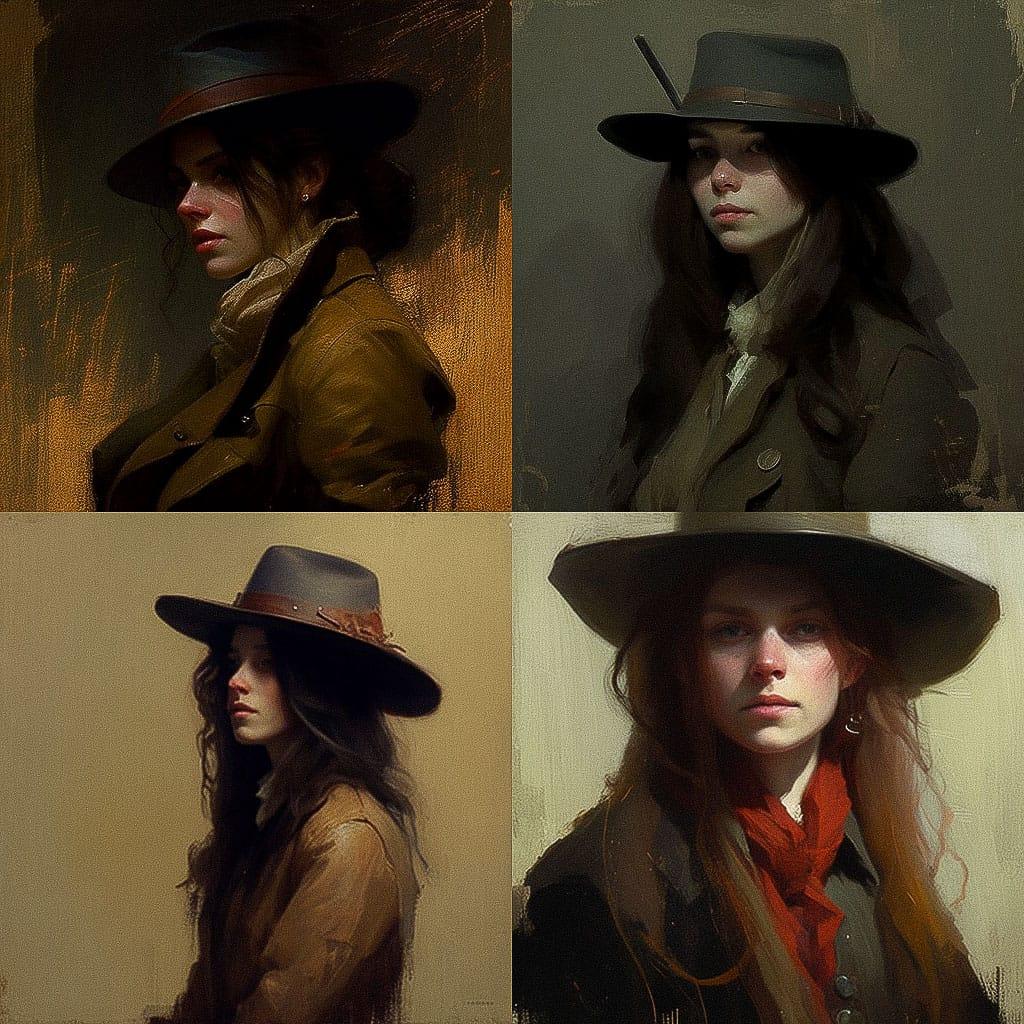 Aaron Westerberg style, Midjourney V4, render 1 of 4
