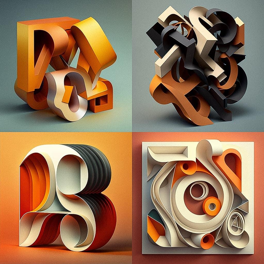 Adrian Frutiger style, Midjourney V4, render 1 of 4