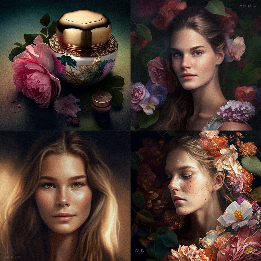 Aerin Lauder style, Midjourney V4, render 1 of 4