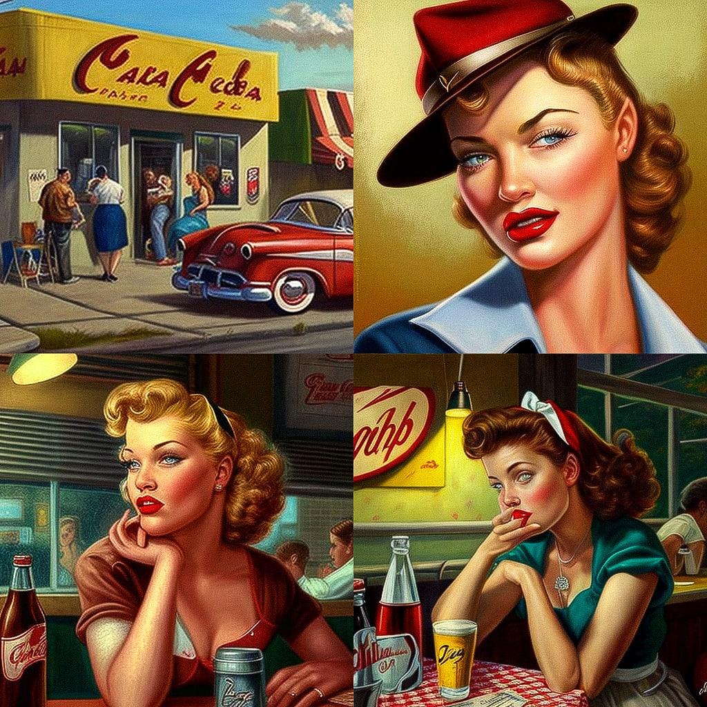 Al Capp style, Midjourney V4, render 1 of 4